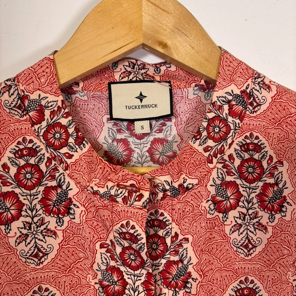 Tuckernuck Scarlet Sonata Royal Shirt Dress - Picture 3 of 8